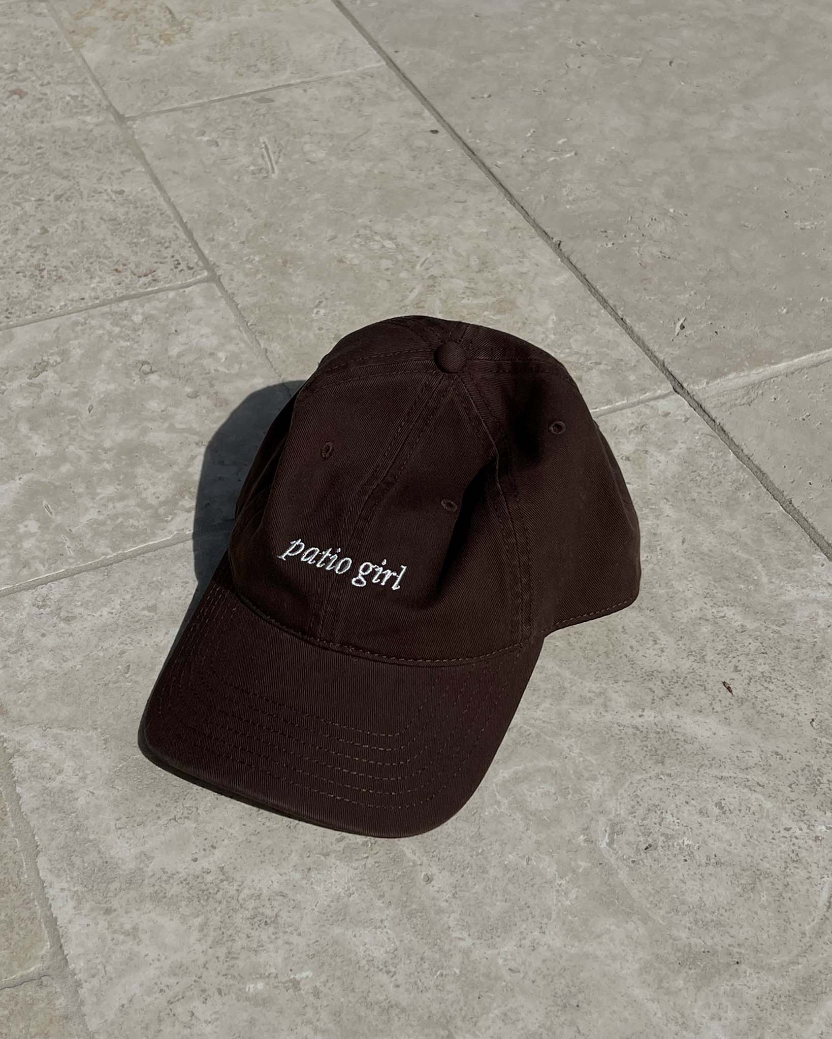 patio girl hat - brown